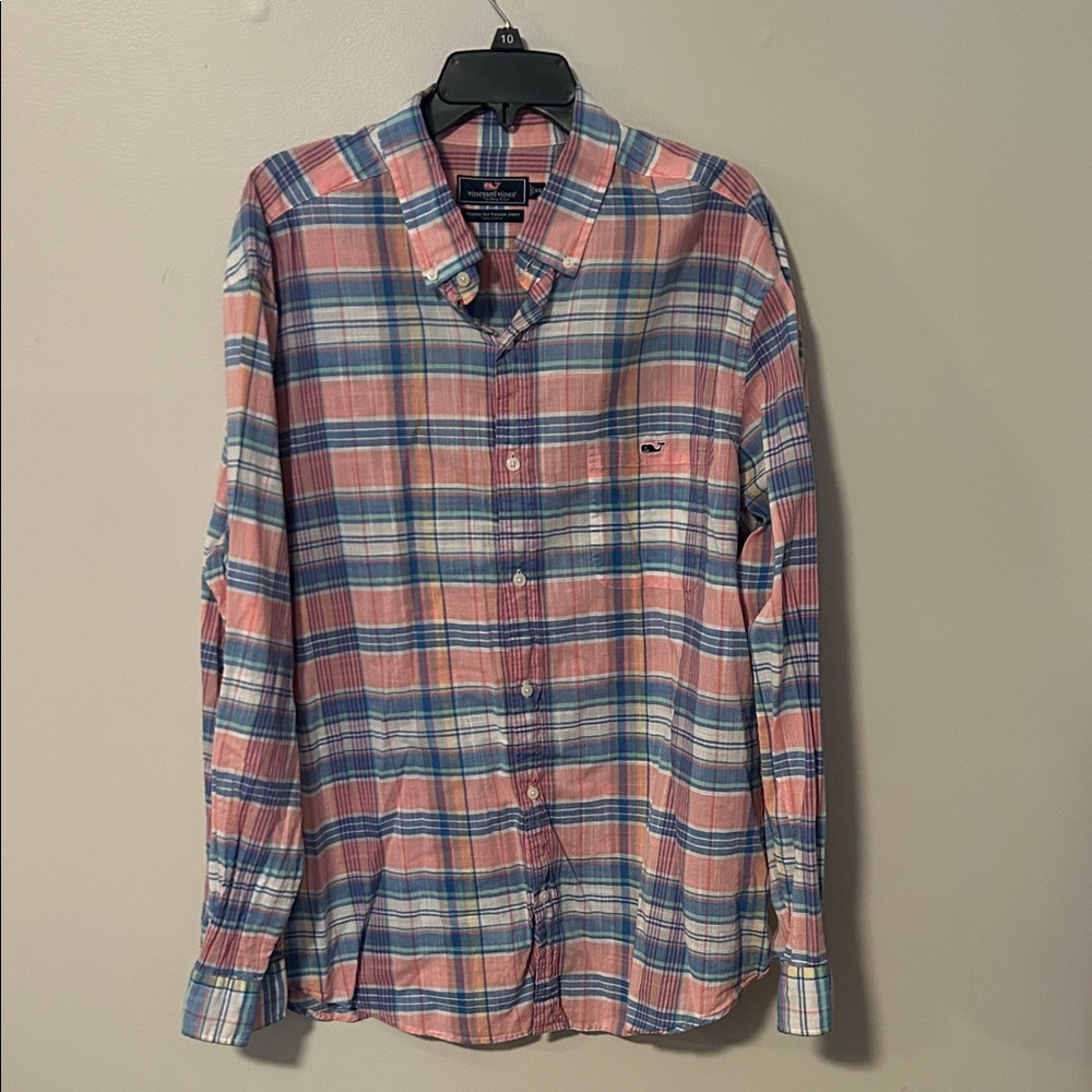 Men's XXL Vineyard Vines Classic Tucker Multicolor Plaid Shirt